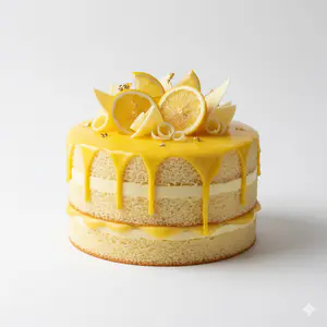 Decadent Chocolate Cake - 6 inch Lemon