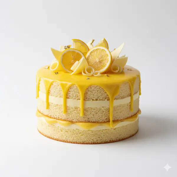 Decadent Chocolate Cake - 8 inch Lemon